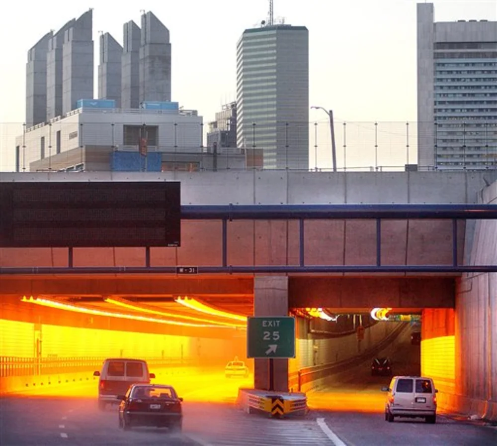 Big Dig tunnel in Boston